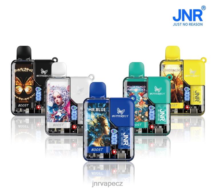 JNR Vape Shop - jnr motýl meloun mango broskev 8084R76