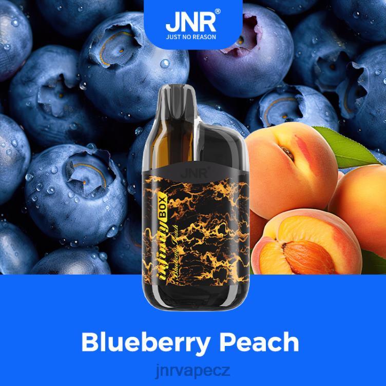 JNR Vape Nicotine Content - JNR Infinity Box borůvková broskev 8084R80