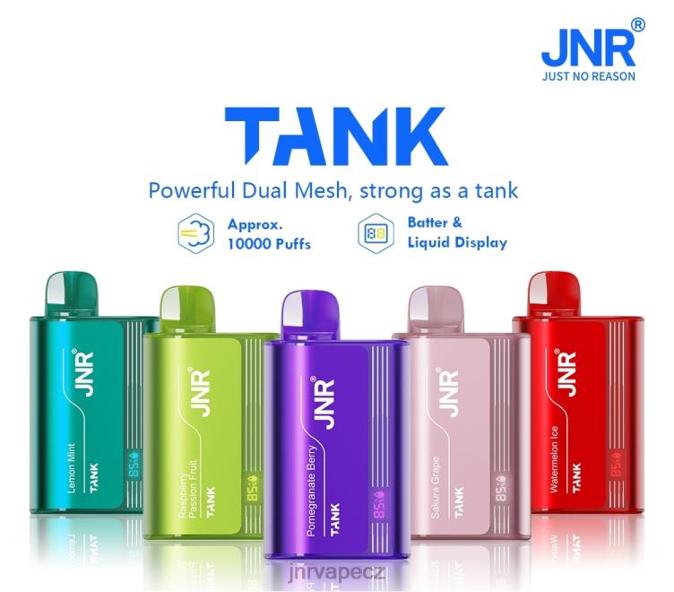 JNR Vape Nicotine Content - nádrž jnr mořská sůl citron 8084R10