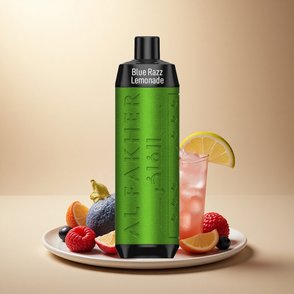 Al Fakher Crown Bar 8000 Crystal Modrá Malina Limonáda 5mg Nikotinu 600mAh