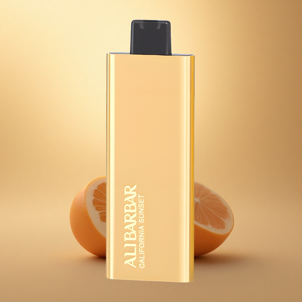 Alibarbar Pandora 7000 Puffs Kalifornský Západ Slunce 17ml 1.0 Ohm