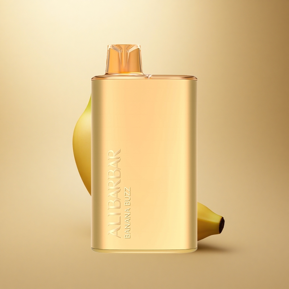 Alibarbar Rich 8000 Puffs Banánové Bzučení 20ml 2000mAh