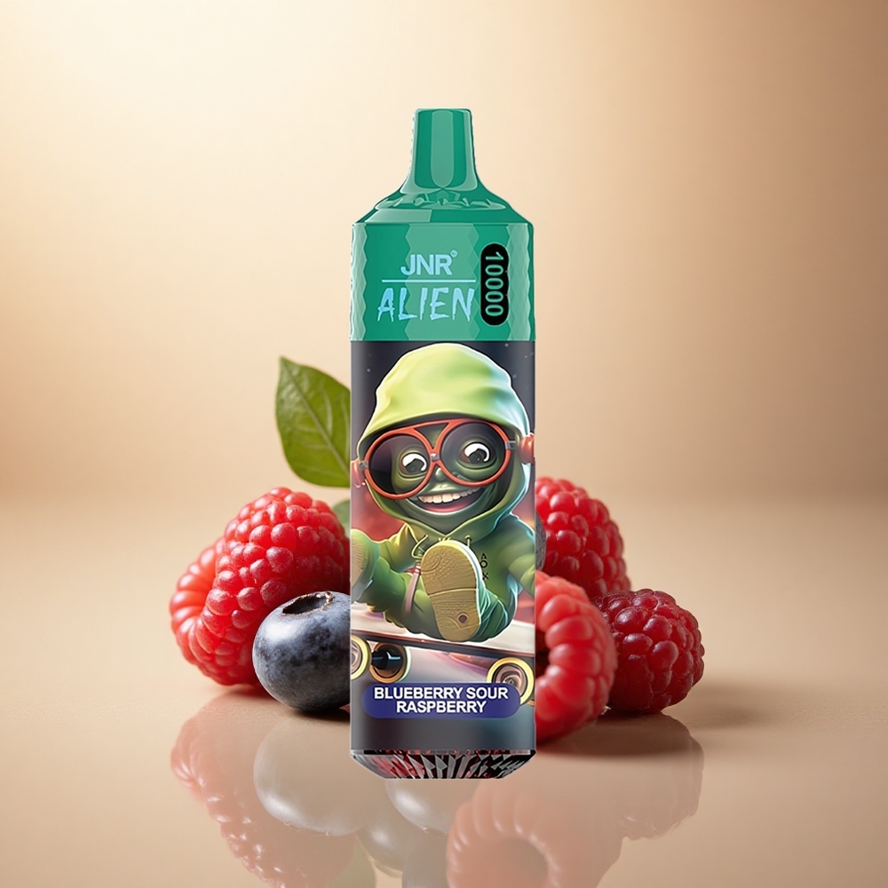 JNR Alien 10000 Borůvka Kyselá Malina s 850mAh a 0%-2%-5% nikotinu