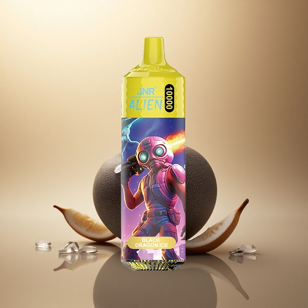 JNR Alien 10000 Černý Dračí Led s 850mAh a 20ml náplní