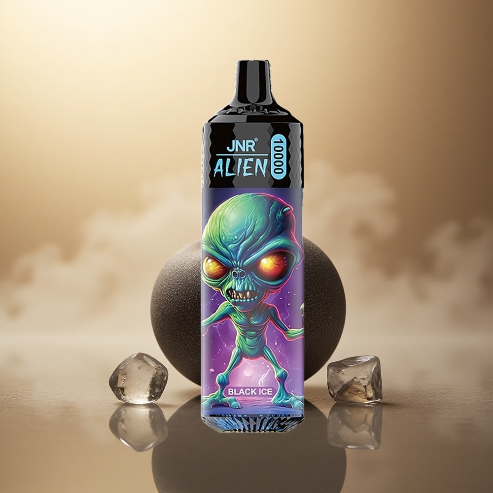 JNR Alien 10000 Černý Led 850mAh 20ml Nikotin