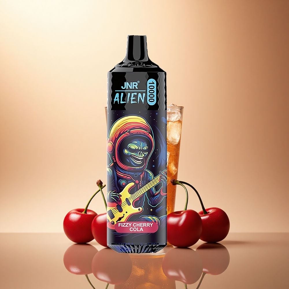 JNR Alien 10000 Šumivá Třešňová Kola s 850mAh a LED