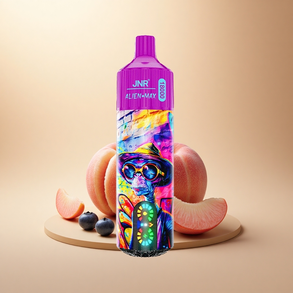 JNR Alien Max 18000 Broskvovo-Borůvková Candy s 850mAh a Dual Mesh Coil