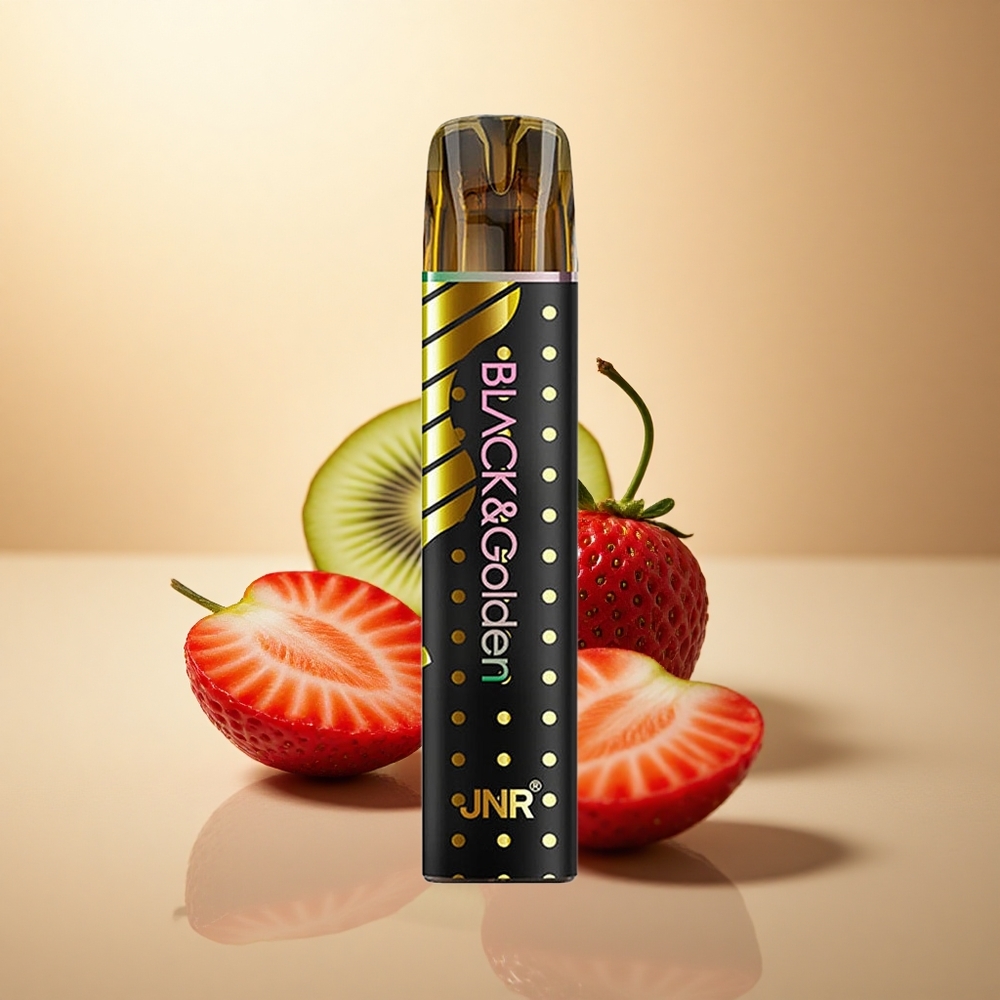 JNR Black&Golden 600+200 Jahodové Kiwi 550mAh 2ml Nikotin 2%