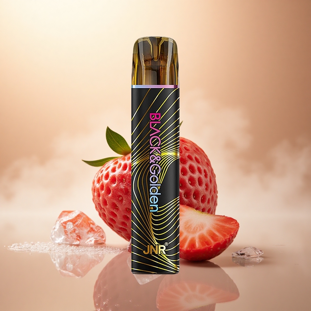JNR Black&Golden 600+200 Jahodová Zmrzlina 550mAh 2ml