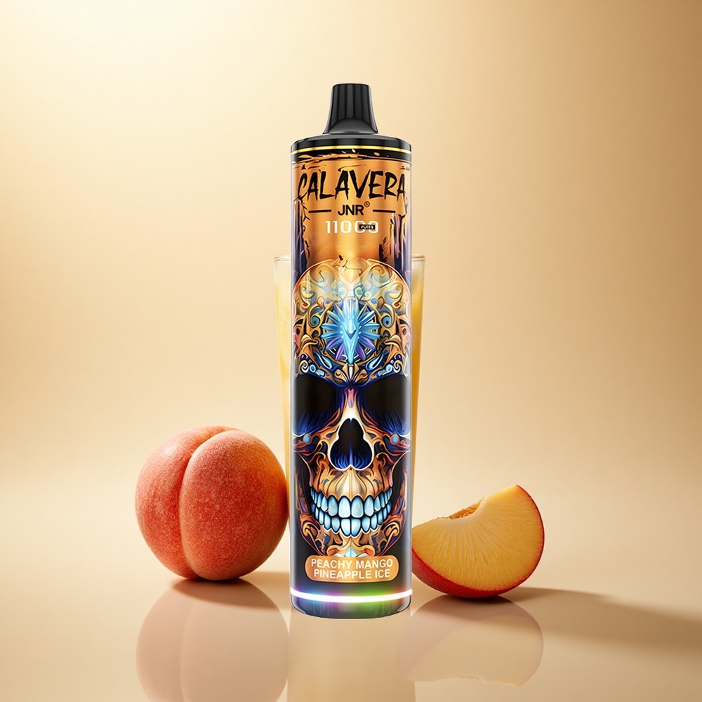 JNR Calavera 11000 Broskvovo-Mangový-Ananasový Led s 850 mAh a 5% nikotinu