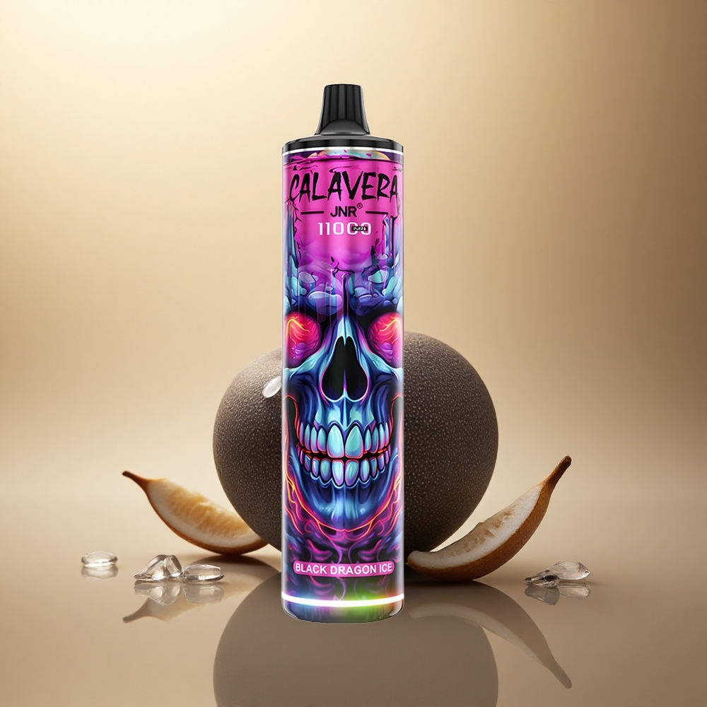 JNR Calavera 11000 Černý Drak Ledový s 21ml Náplně a 850 mAh Baterií