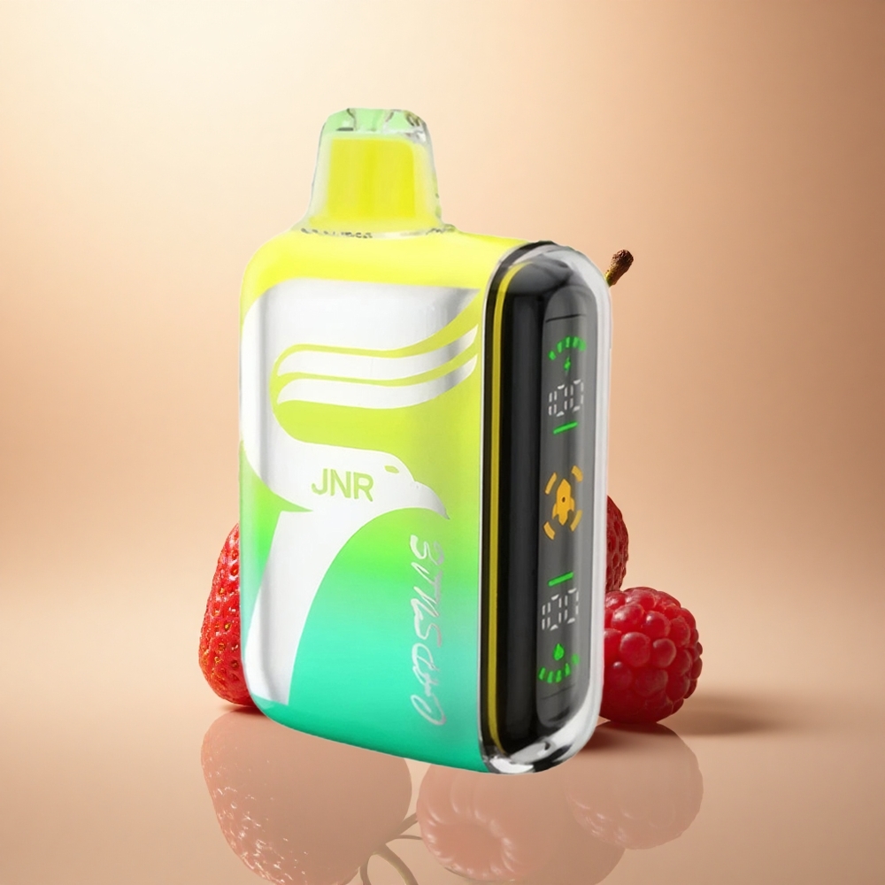 JNR Capsule 15000 Jahodová Malinová Višňová s 850mAh a Nikotinem