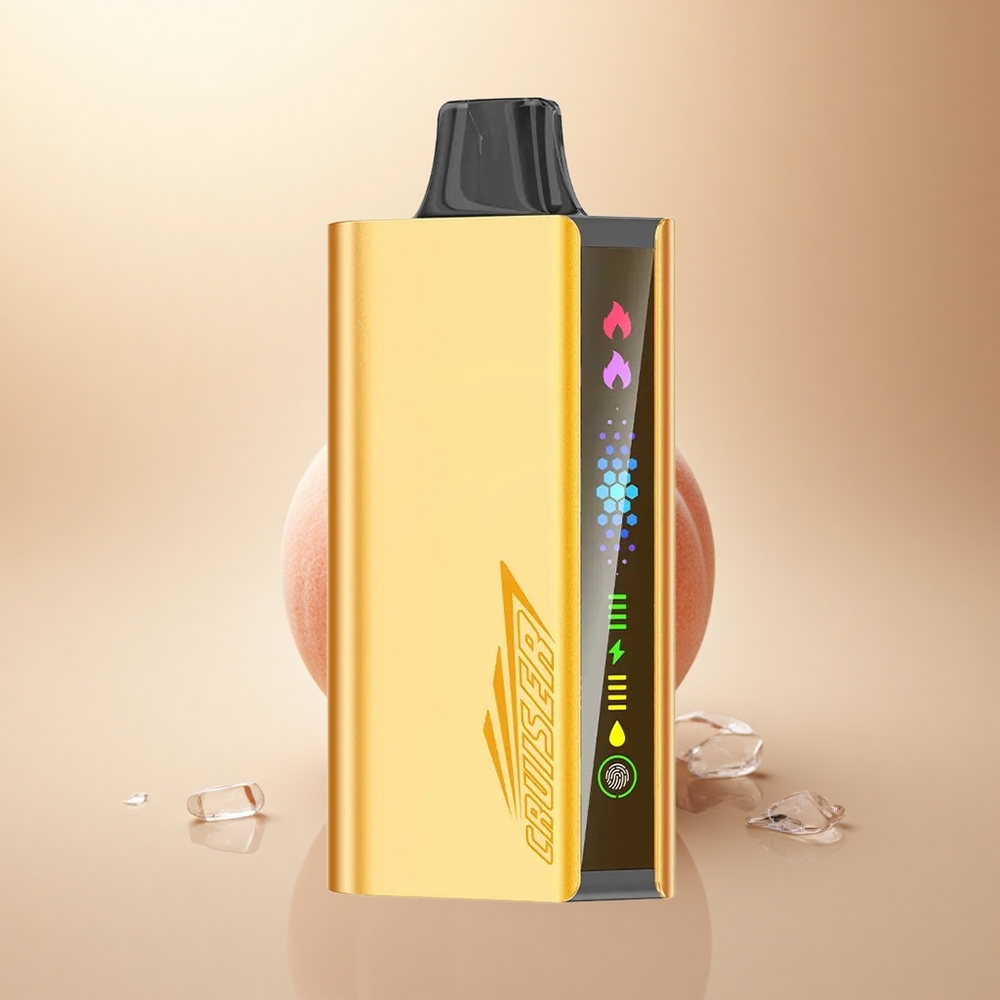 JNR Cruiser 12000 Broskevový Led s 50mg Nikotinu a 3500mAh Baterií