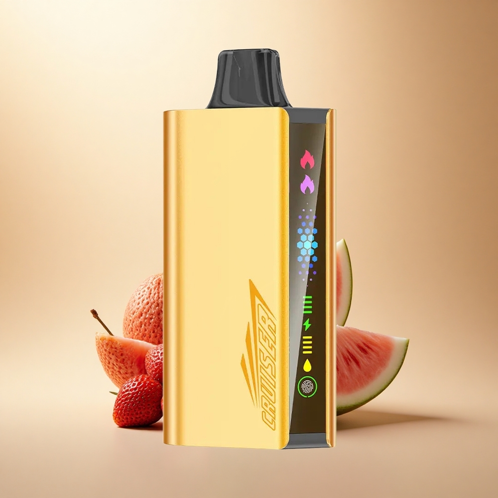 JNR Cruiser 12000 Jahodový Kokosový Meloun 3500 mAh Full-Metal Dual Modes