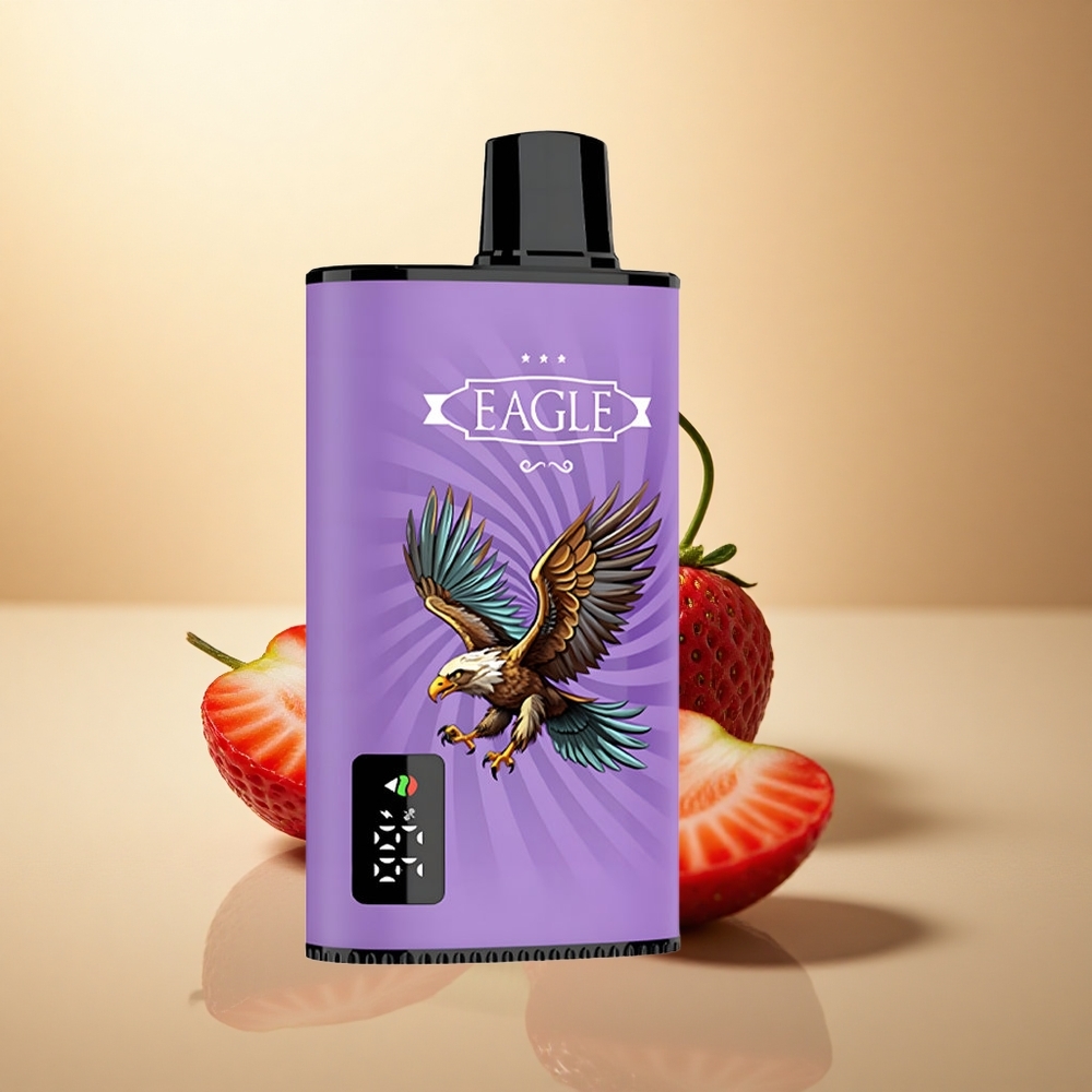 JNR EAGLE Smart 23000 Jahodové Kiwi s Digitálním Displejem a 750mAh Baterií