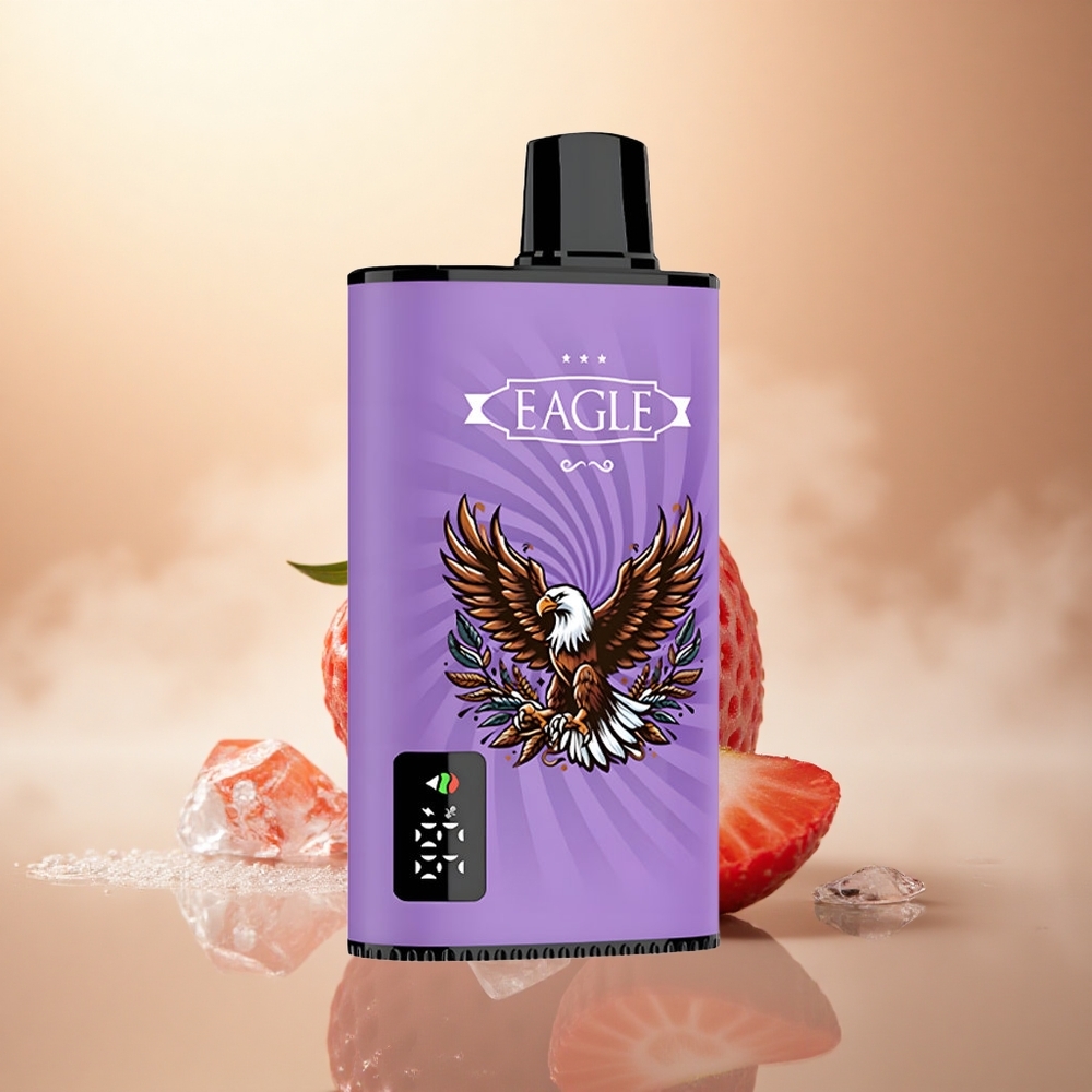 JNR EAGLE Smart 23000 Jahodový led s digitálním displejem a 750mAh baterií