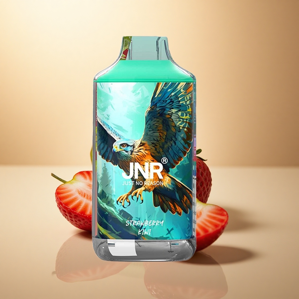 JNR Falcon 16000 Jahodové Kiwi 22ml Dual Mesh 850mAh 0% nikotinu