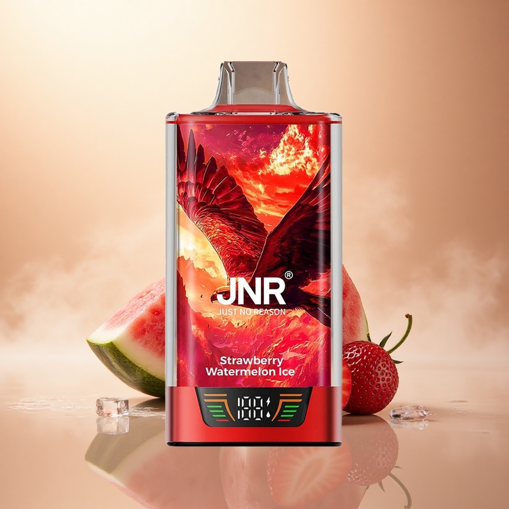 JNR Falcon Pro 28000 Jahodový Melounový Led s 5% nikotinu a 950mAh baterií