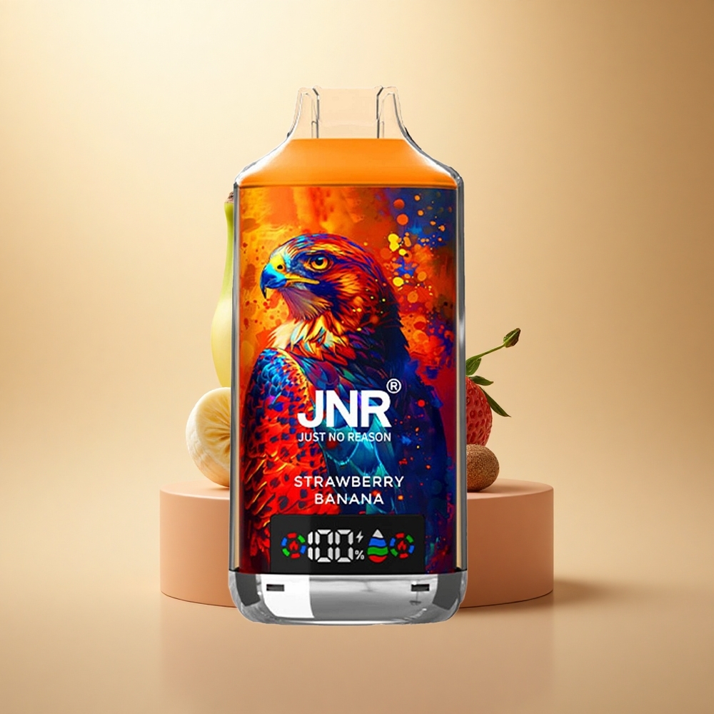 JNR Falcon X 18000 Jahodový Banán 750mAh 2% Nikotin