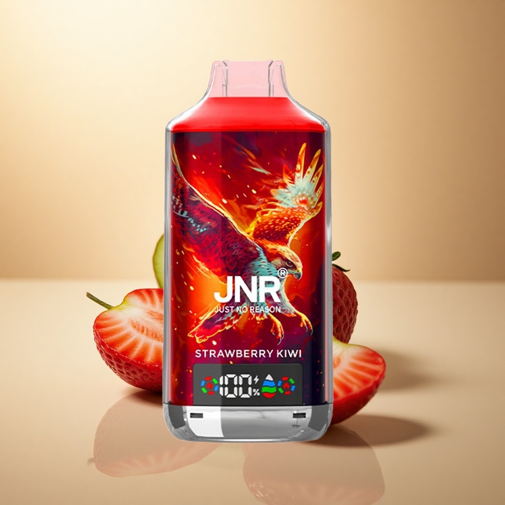 JNR Falcon X 18000 Jahodové Kiwi 750mAh 24ml Dual Mesh Coil