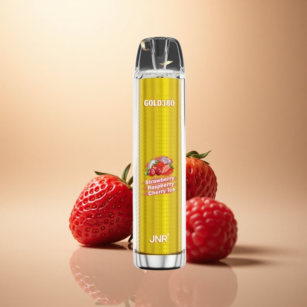 JNR Gold380 6000 Jahodová Malina 1.0ohm Mřížková Cívka 13ml Kapalina 5% Nikotinu
