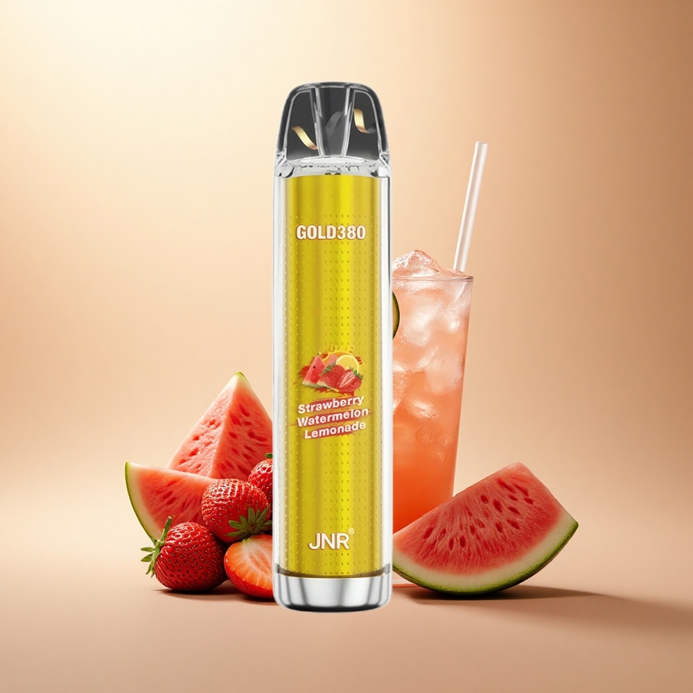 JNR Gold380 6000 Jahodový Melounový Limonáda 1500mAh 13ml 0% nikotinu