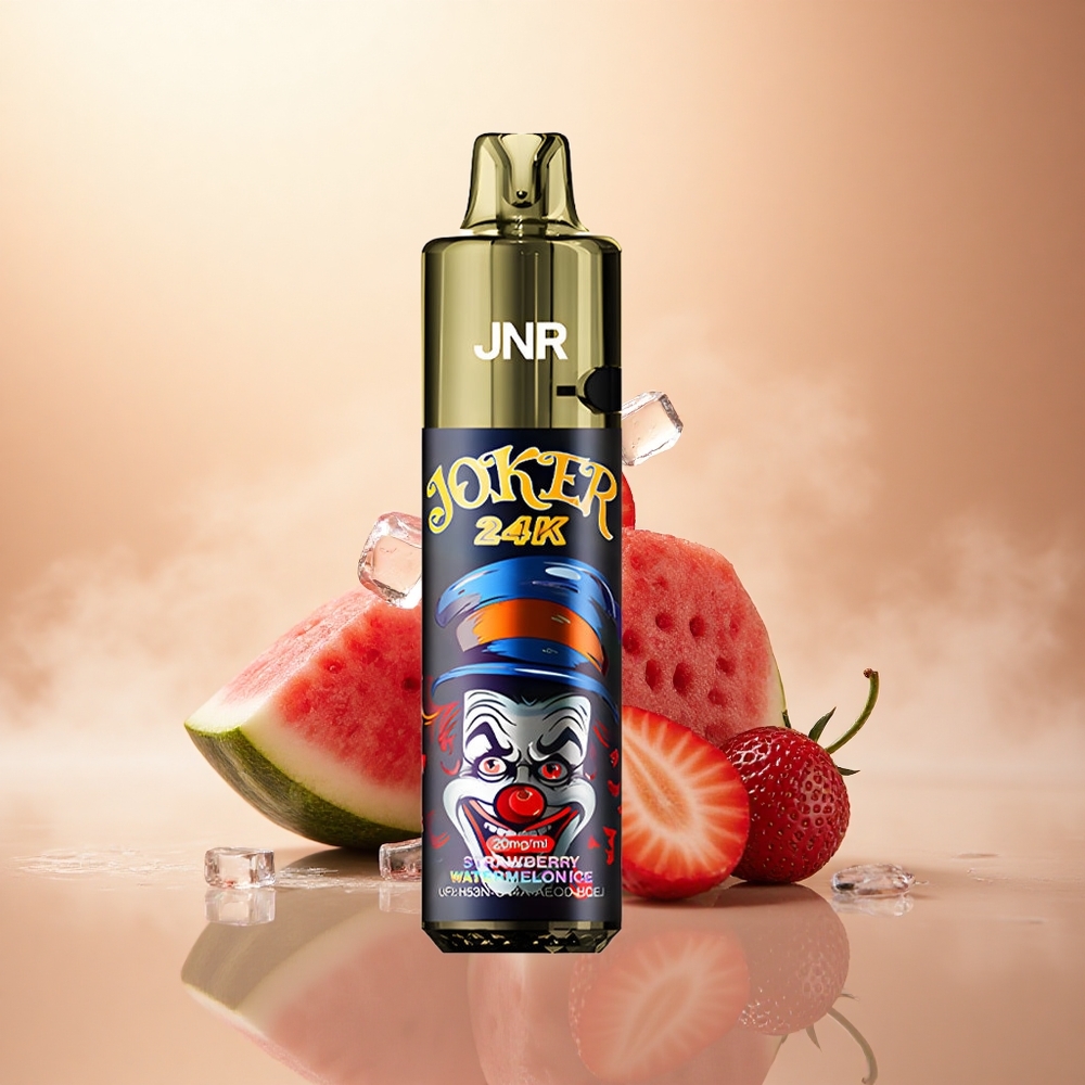 JNR Joker 24K Jahodový Melounový Led s Viditelnou Hladinou Náplně a 800mAh Baterií