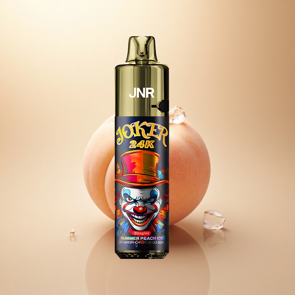 JNR Joker 24K Letní Broskev Led s Viditelnou Hladinou Náplně a 800mAh Baterií