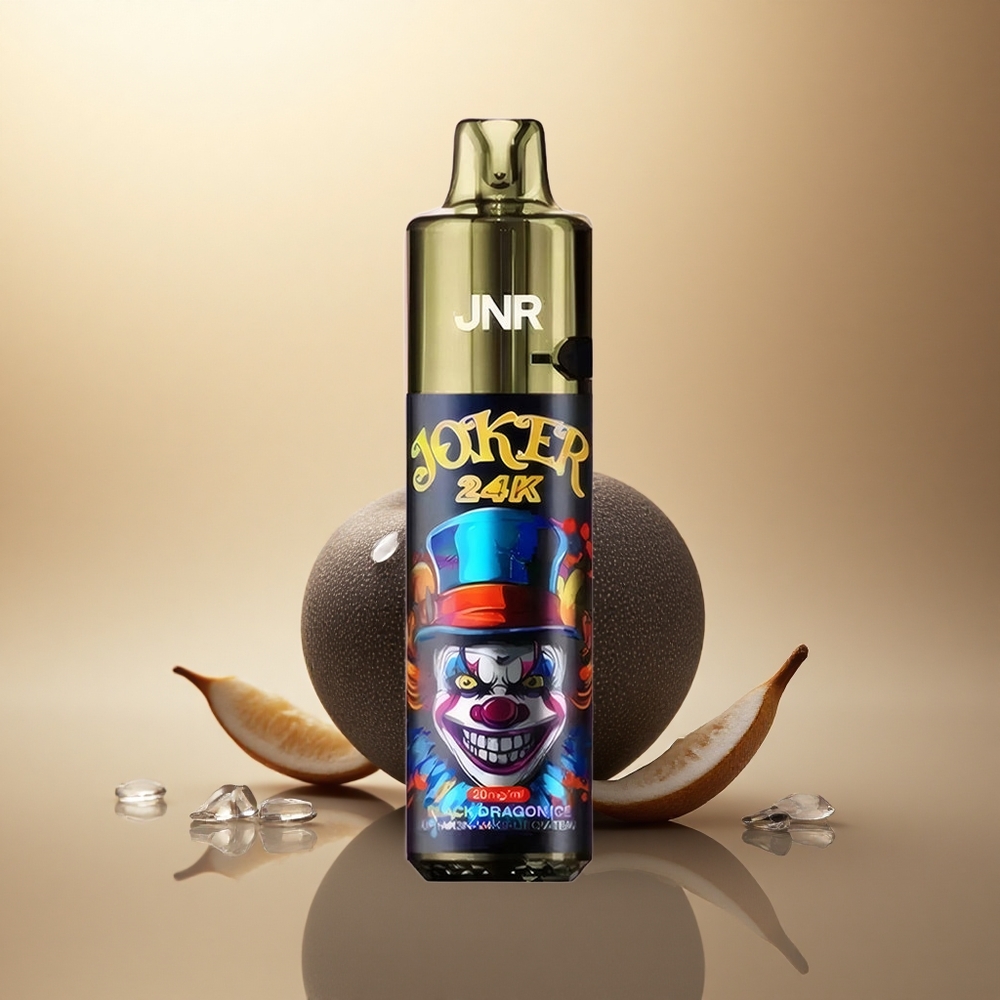 JNR Joker 24K Černý Drak Led 800mAh 2% nikotinu