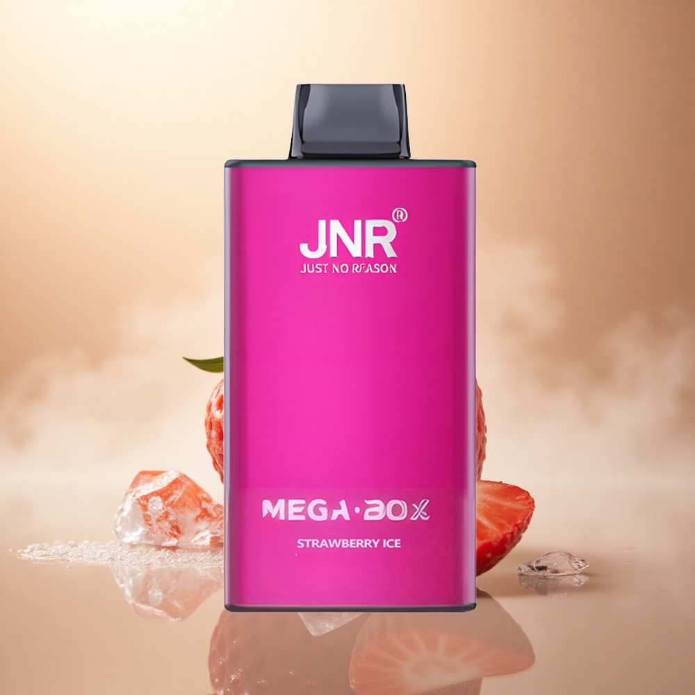 JNR Mega Box 25000 Jahodový Led 30ml 850mAh