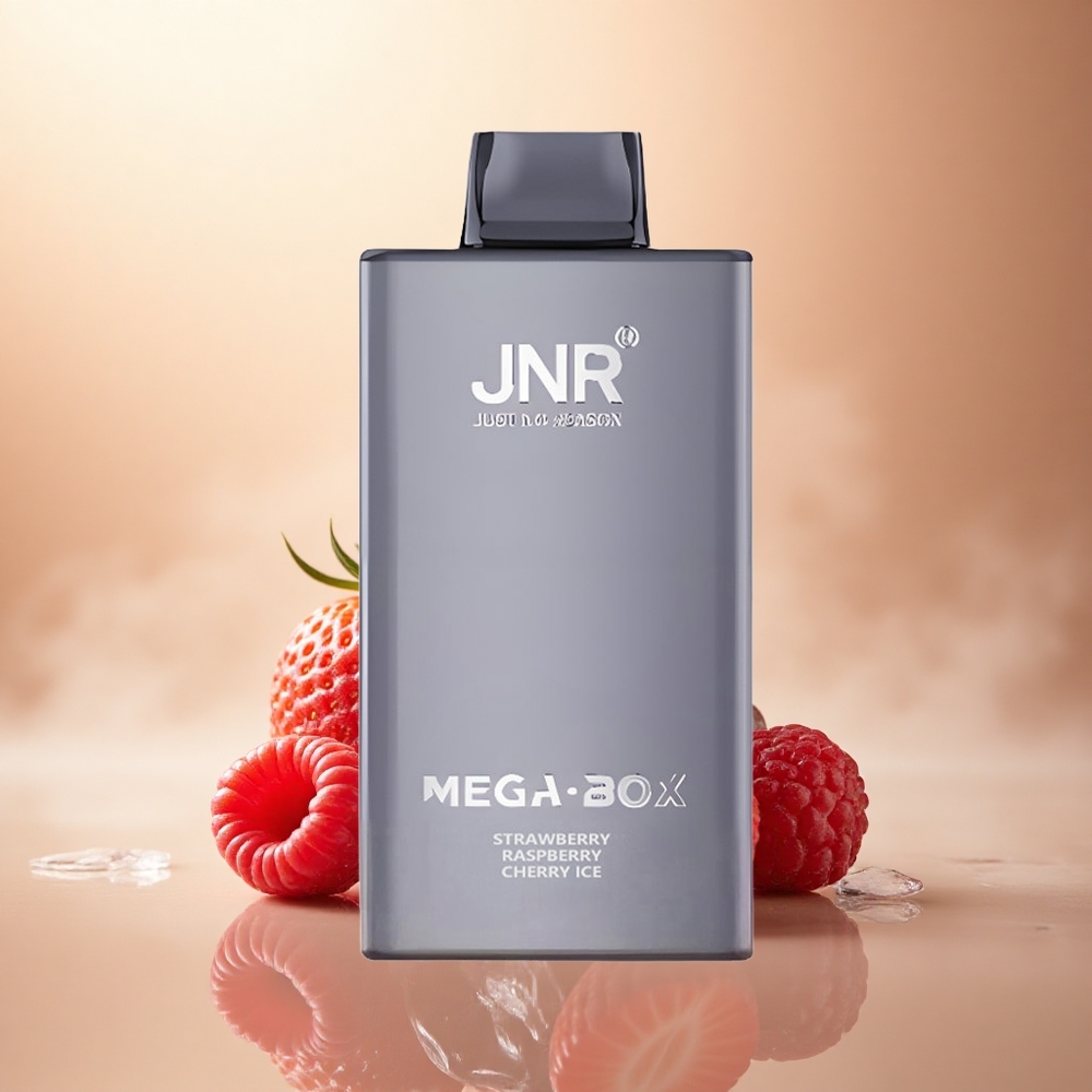 JNR Mega Box 25000 Jahodová Malinová Třešňová Ledová s 850mAh a Nikotinem 2%