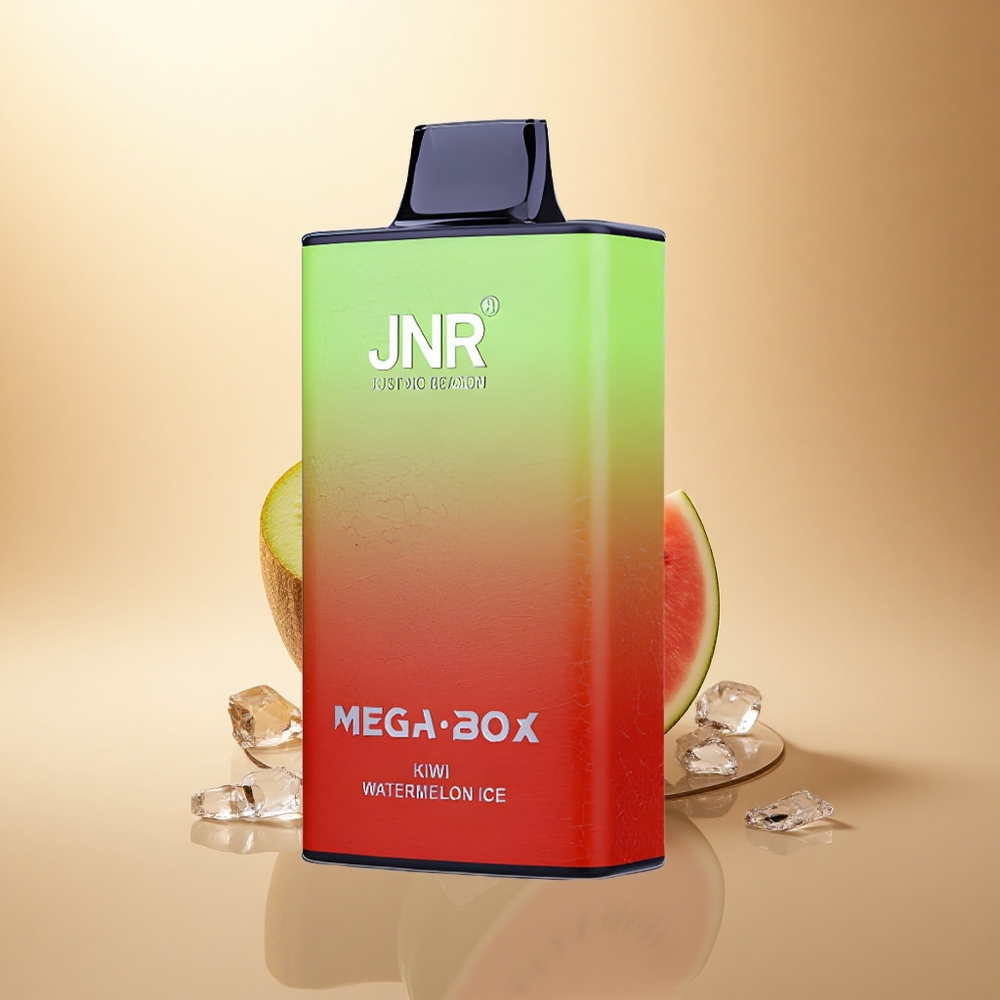 JNR Mega Box 25000 Kiwi Melounový Led s 2% nikotinu a 850mAh