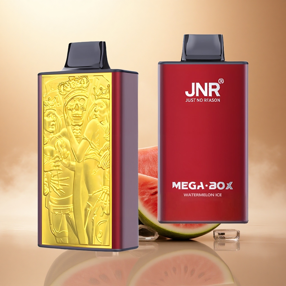 JNR Mega Box 25000 Melounový Led 30ml 850mAh 2% Nikotin