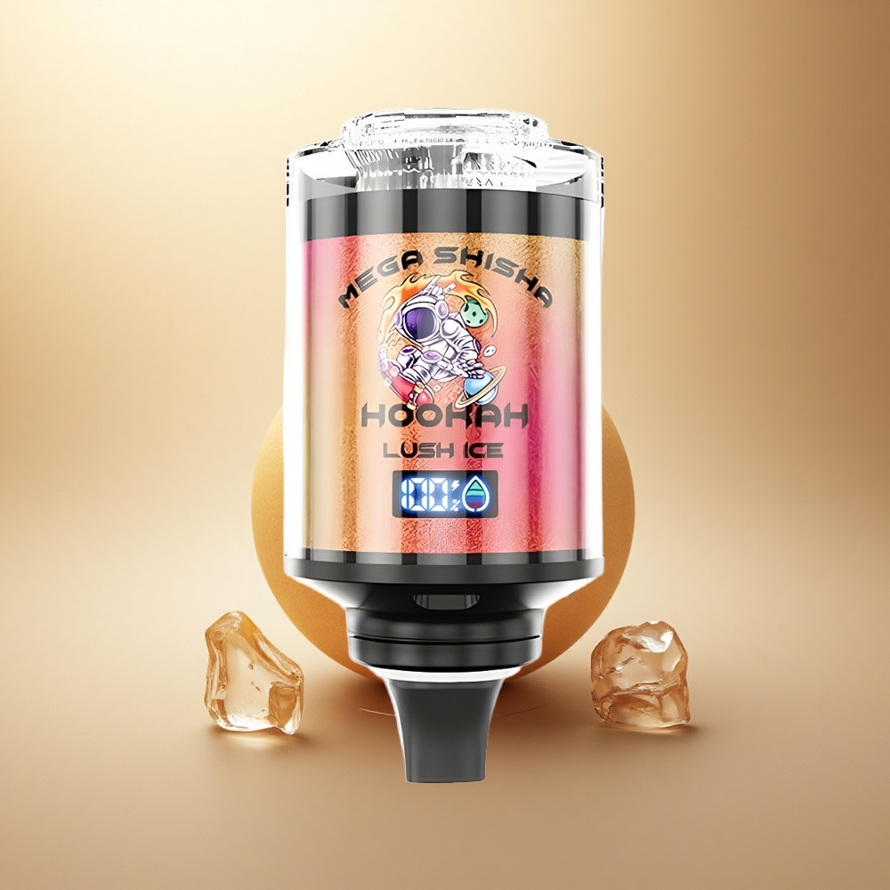 JNR Mega Shisha Hookah 100K Lush Ice 60ml 2200mAh 2% nikotinu