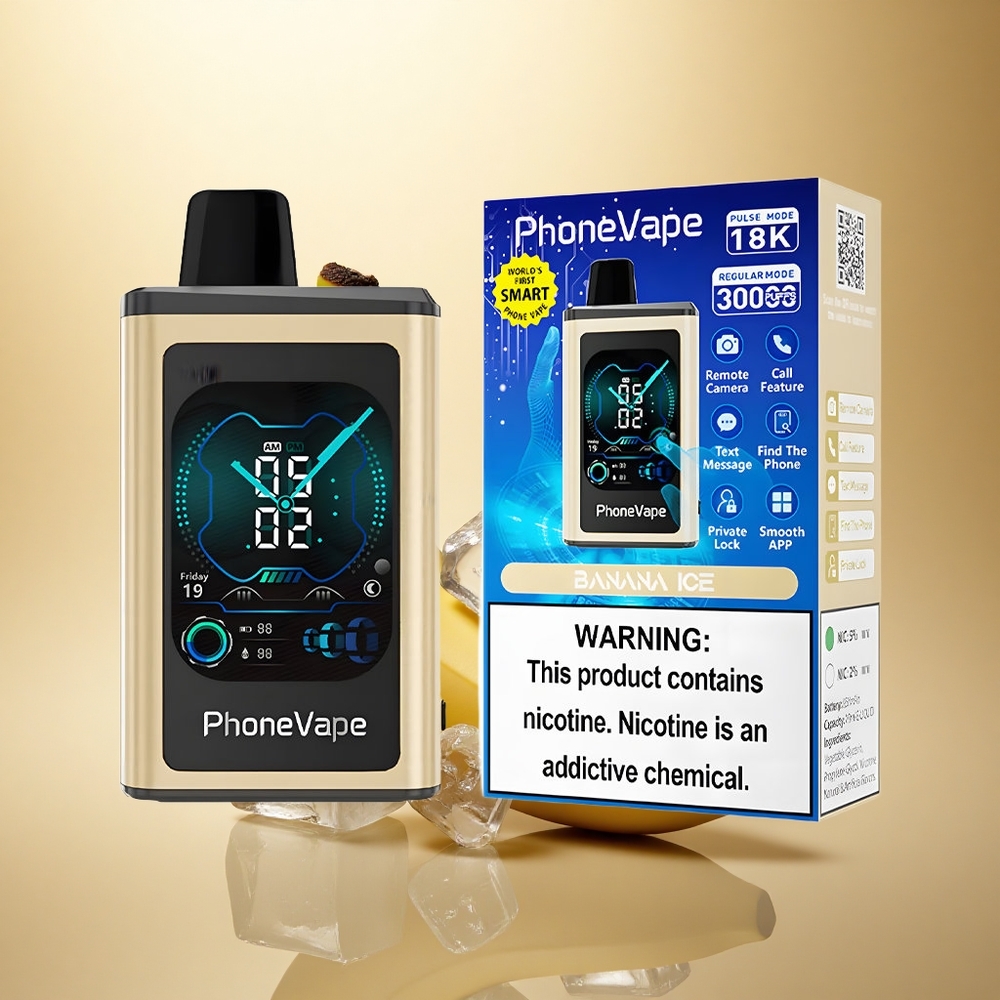 JNR PhoneVape 30000 Banánový Led s Turbo Režimem a 850mAh