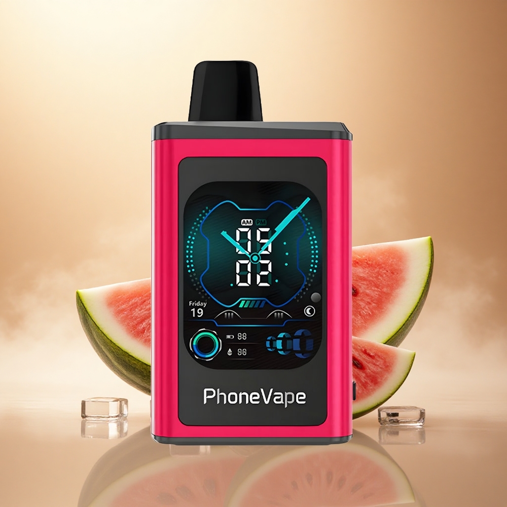 JNR PhoneVape 30000 Melounový Led s 850mAh a Nikotin 5%