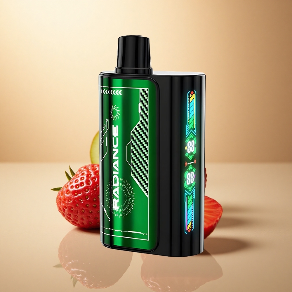 JNR Radiance 31000 Jahodové Kiwi s 28ml Tekutinou a Dual Mesh Coil