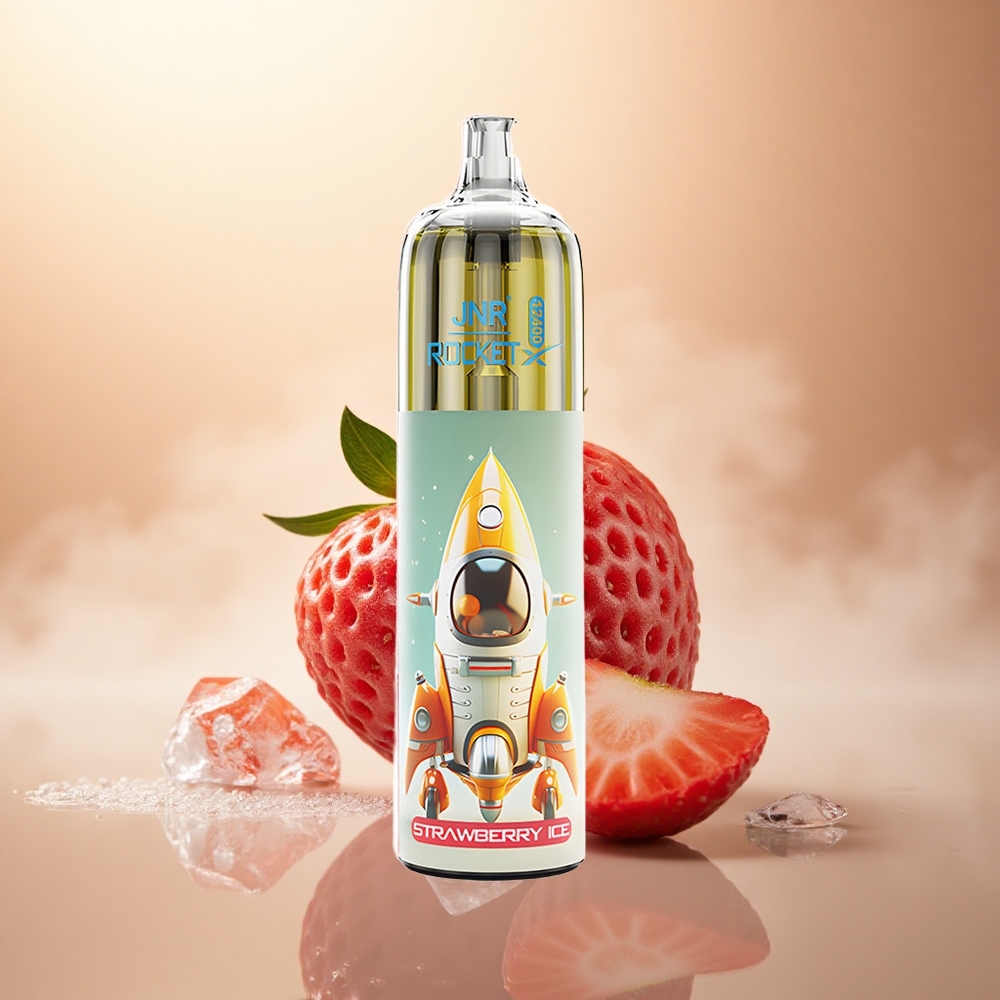 JNR Rocket-X 12400 Jahodový Led s RGB světly a 850mAh