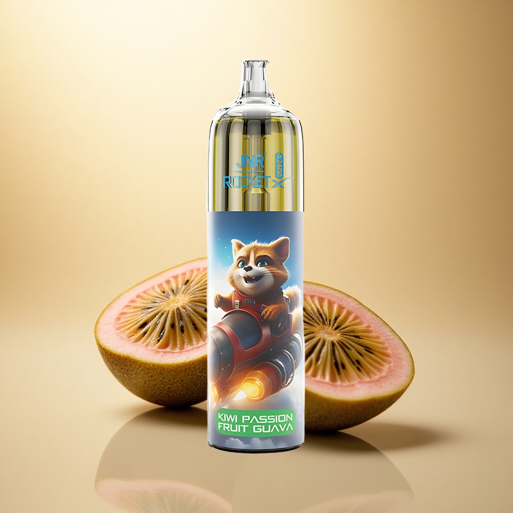 JNR Rocket-X 12400 Kiwi Marakuja Guava s Nastavitelným Průtokem Vzduchu a RGB Osvětlením