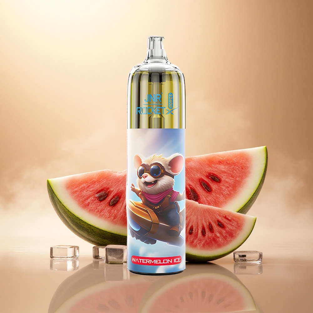 JNR Rocket-X 12400 Vodní melounový led s RGB světly a 850mAh baterií