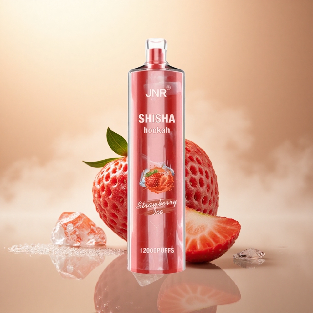 JNR Shisha Hookah 12000 Jahodový led s 750mAh