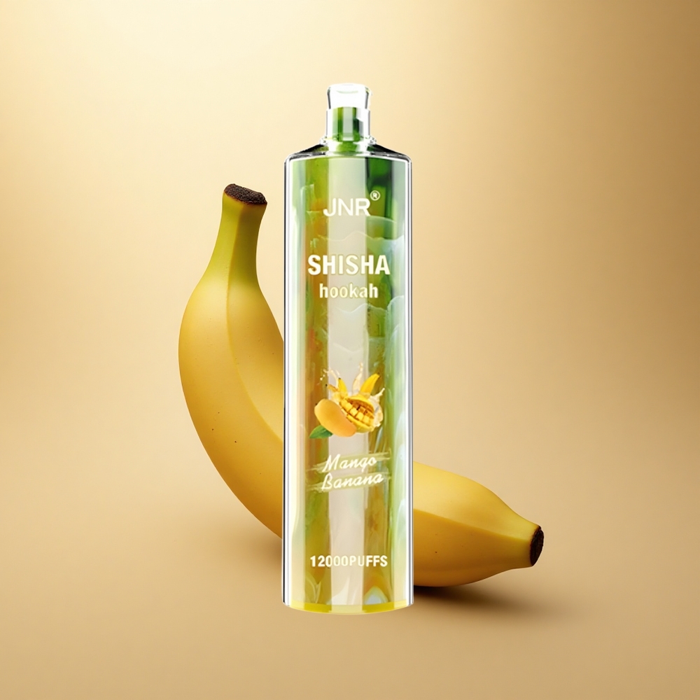JNR Shisha Hookah 12000 Mango Banán 24ml 750mAh