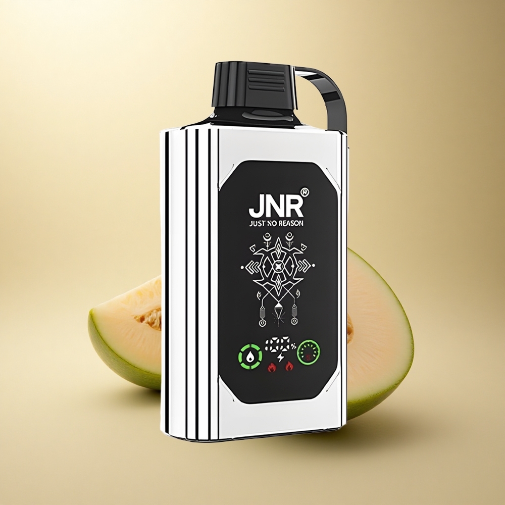 JNR Shisha Hookah Box 20500 Dvojitý Meloun Mátový s HD Displejem a 1000mAh