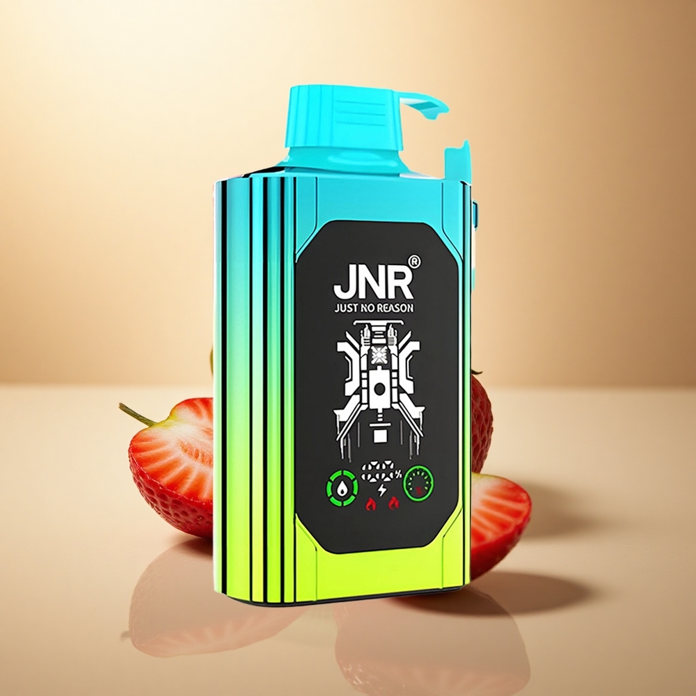 JNR Shisha Hookah Box 20500 Jahodové Kiwi 1000mAh 25ml Duální Mesh