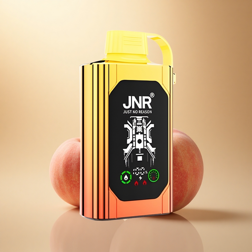 JNR Shisha Hookah Box 20500 Šťavnaté broskve s HD displejem a 25ml náplní