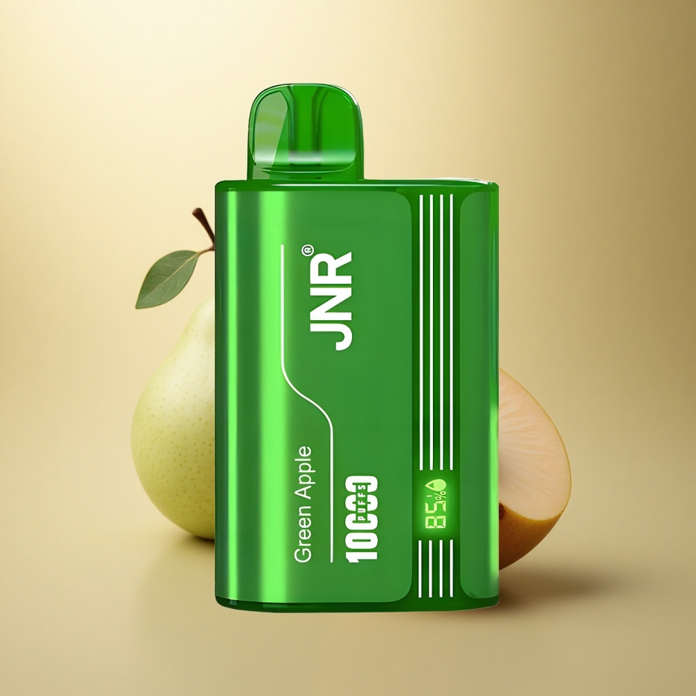 JNR Tank 10000 Zelené jablko broskev hruška s 650mAh a digitálním displejem