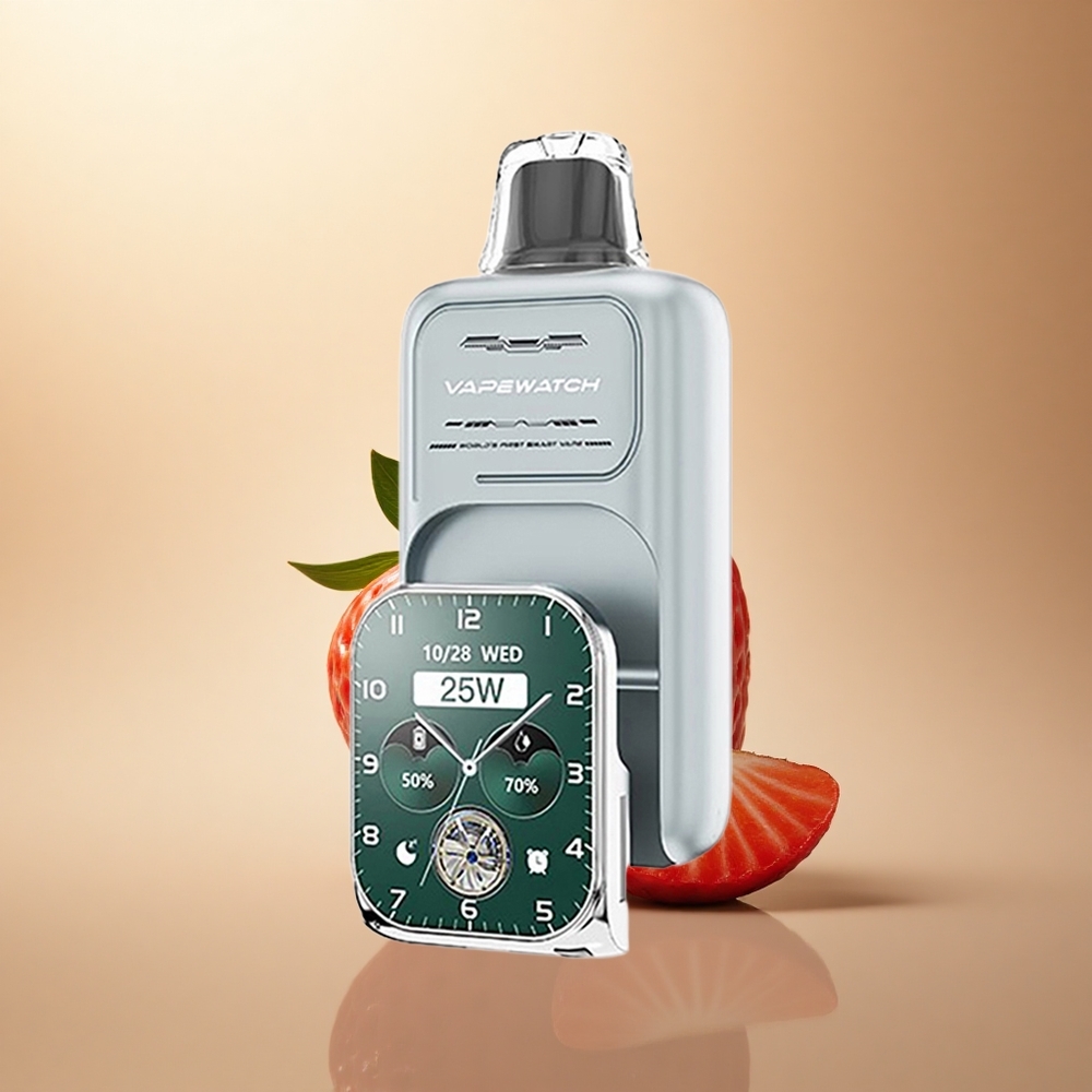 JNR VapeWatch 30000 Jahodový led s 19ml a 5% nikotinu