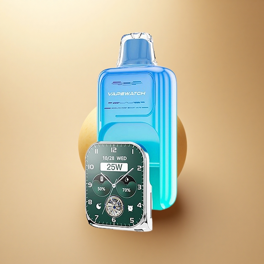 JNR VapeWatch 30000 Kyselé Jablko Led s 5% Nikotinu a 1000mAh