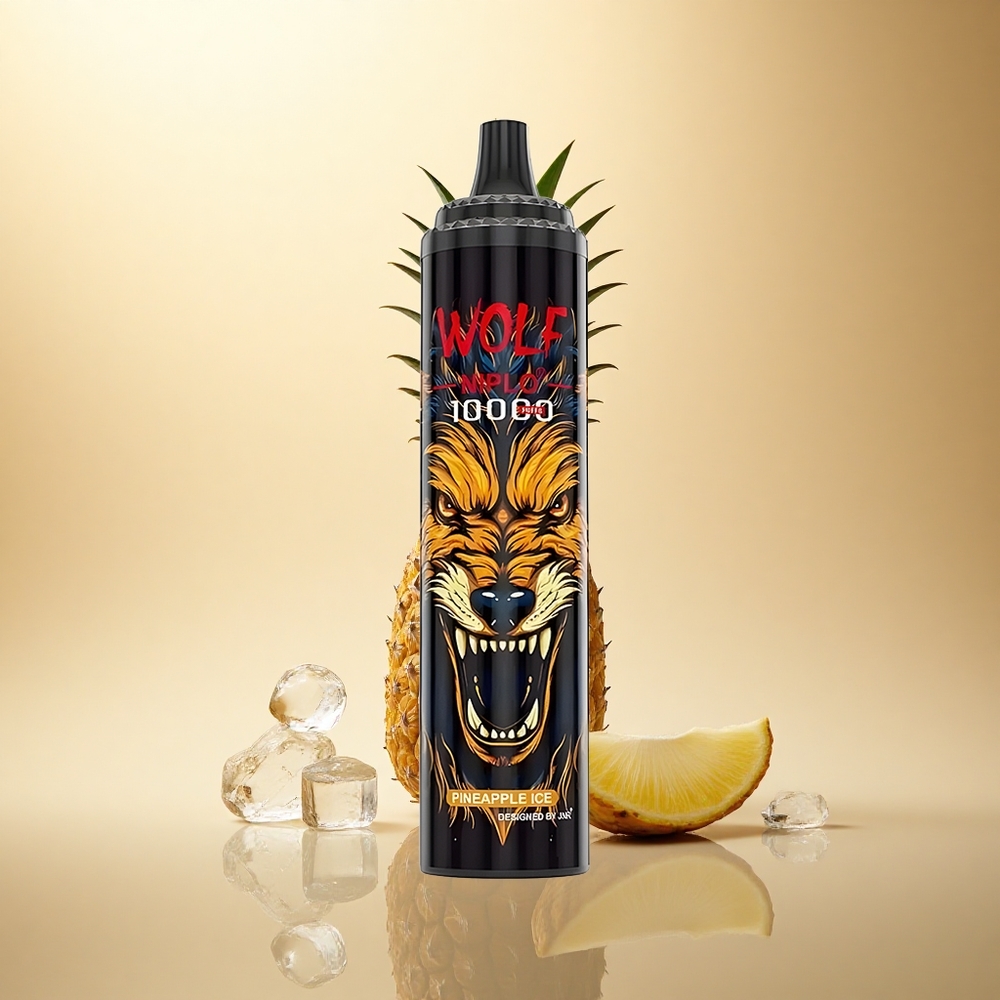 JNR Wolf Niplo 10000 Ananasový Led 20ml 5% nicotine 650mAh