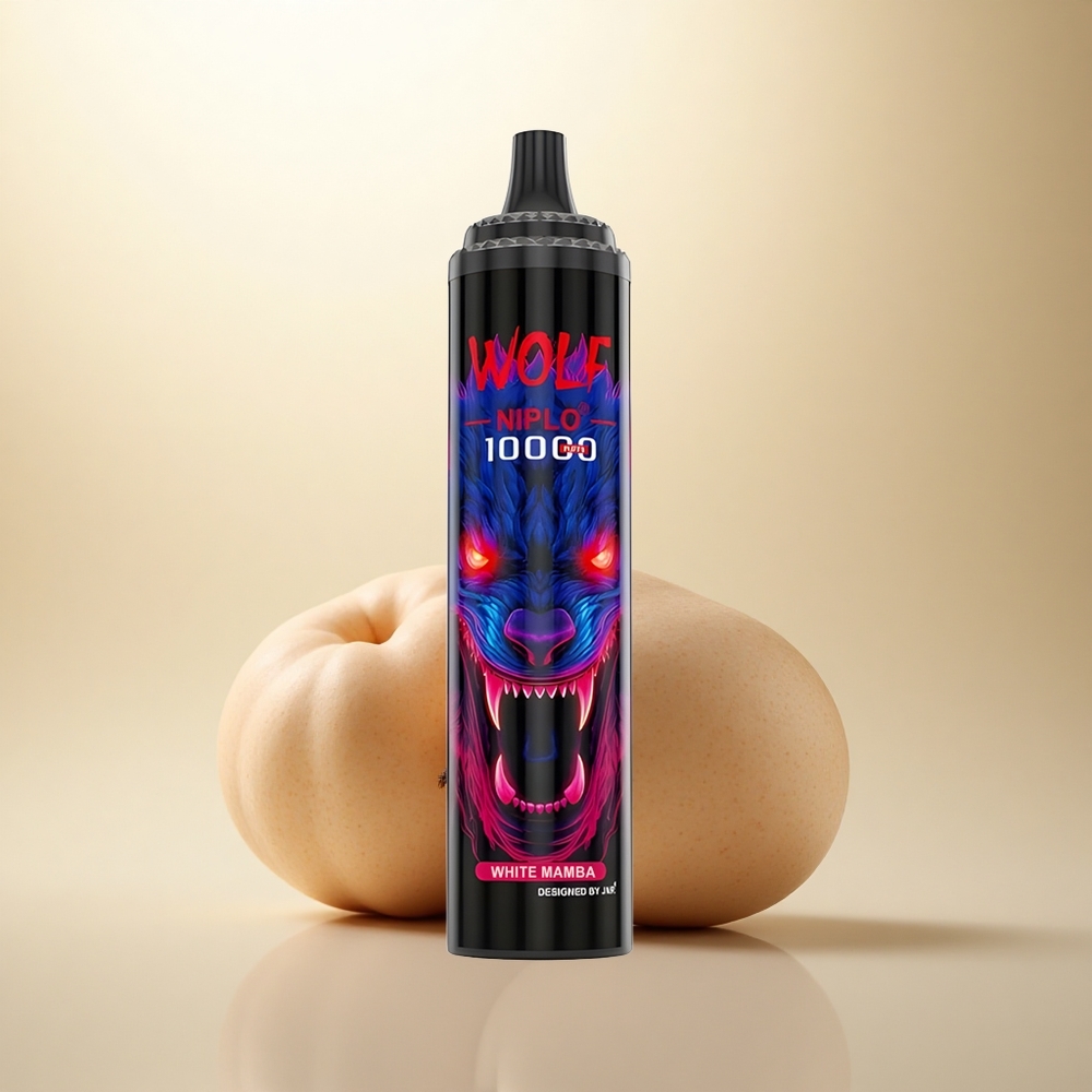JNR Wolf Niplo 10000 Bílá Mamba 20ml 650mAh 5% nikotin